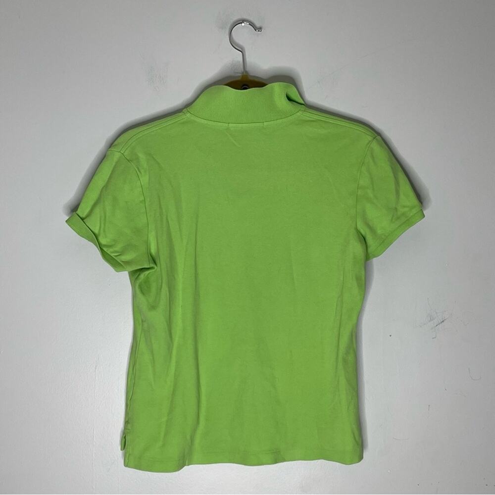 RALPH LAUREN Sport Green Short Sleeve Polo Top Size Large - Picture 3 of 5